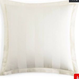 3 New HUDSON PARK Collection Egyptian cotton Euro shams ivory cream